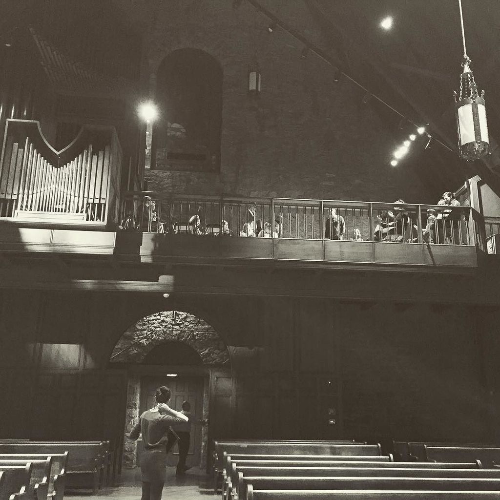 KCChorale's tweet photo. #latergram from Monday's rehearsal. Love Grace & Holy in @downtown_kc #SWACDA16 #choir #organ #church #bw #sacred #… https://t.co/Wvf4e847uy