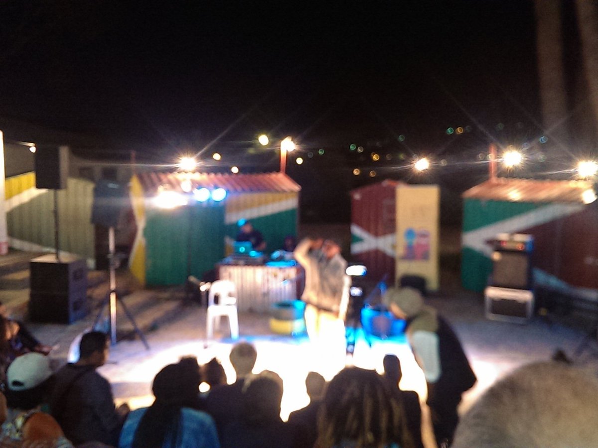 WamuwiM's tweet photo. @addifferent begins with a powerful rhyme that samples Achille Mbembe! #InZync https://t.co/Jr9vaE3chE