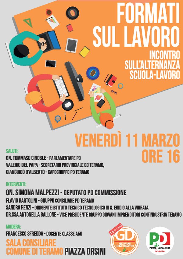 GdTeramo's tweet photo. Con ringraziamenti del moderatore @FSfredda, soprattutto ai giovani, si conclude #formatisullavoro. Grazie a tutti! https://t.co/ta6VqcS54z