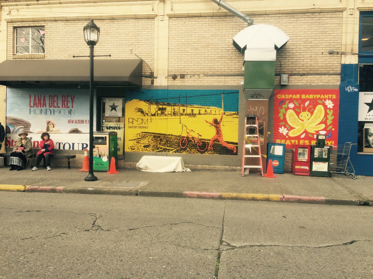 RNDMBAND's tweet image. .@EasyStRecords Mural! #RNDM #GhostRiding