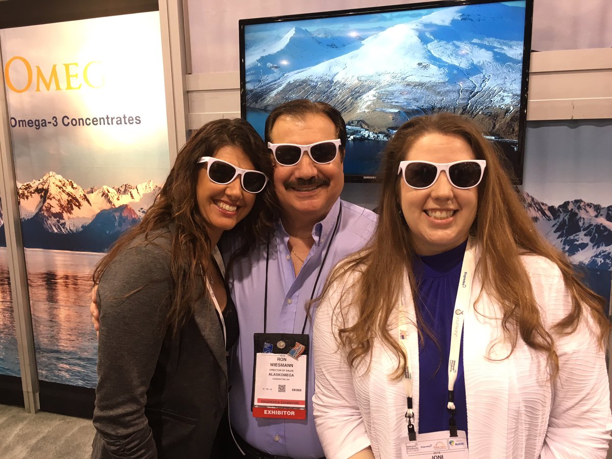 Keeping it cool at the <a href="/AlaskOmega/">AlaskOmega®</a> booth #460 #ExpoWest #freshfishoil