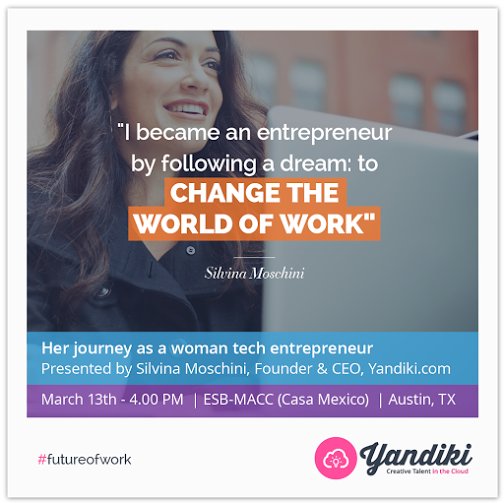 Miss_Internet's tweet photo. #CasaMX kicks off today @#SXSW. Sunday pm I'll be with @EpicQueen helping to encourage girls towards technology https://t.co/JkJnkE4BjW