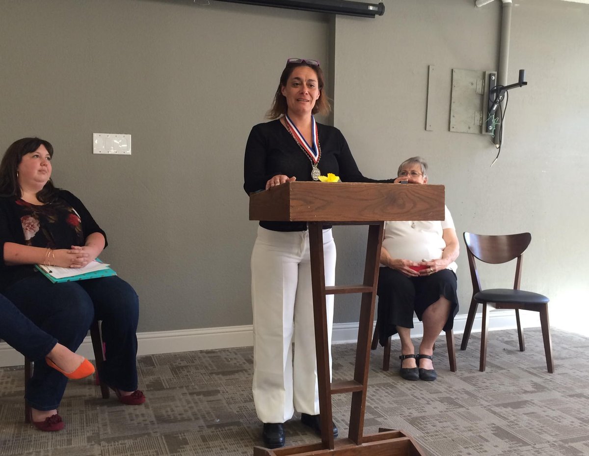 Street_2_Life's tweet photo. Tracy giving her Open Door to Success graduation speech. We're so proud of you Tracy! https://t.co/zAEvrxD09z