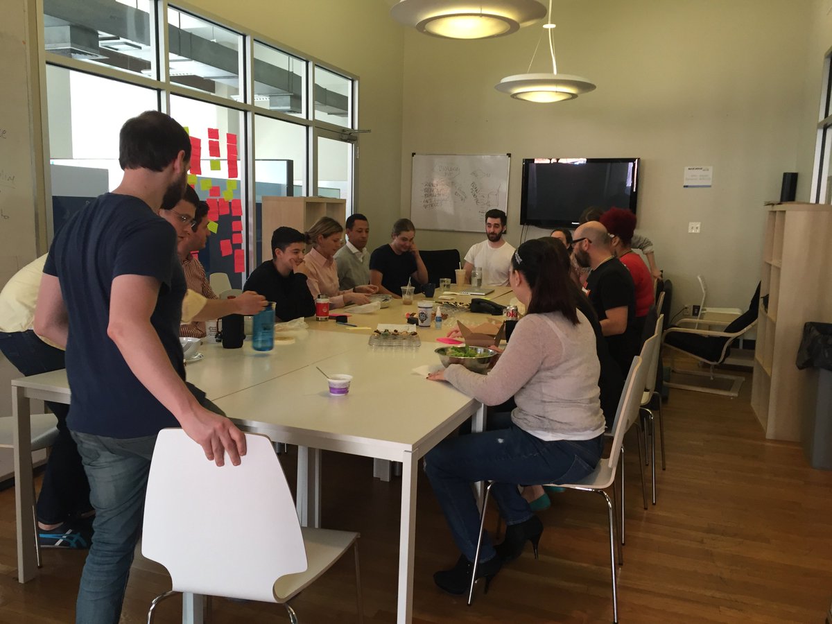 BlueRidgeLabs's tweet photo. Office bonding! @heatseeknyc @JustFixNYC @CooperateNYC @AliceFinancial @populaceio @margowright https://t.co/fbXbtnT1yp