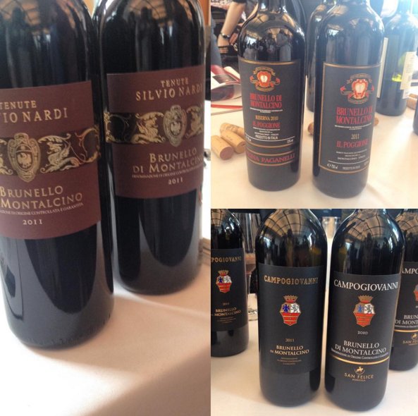 Some Brunello favourites #Winelover #FridayFeeling