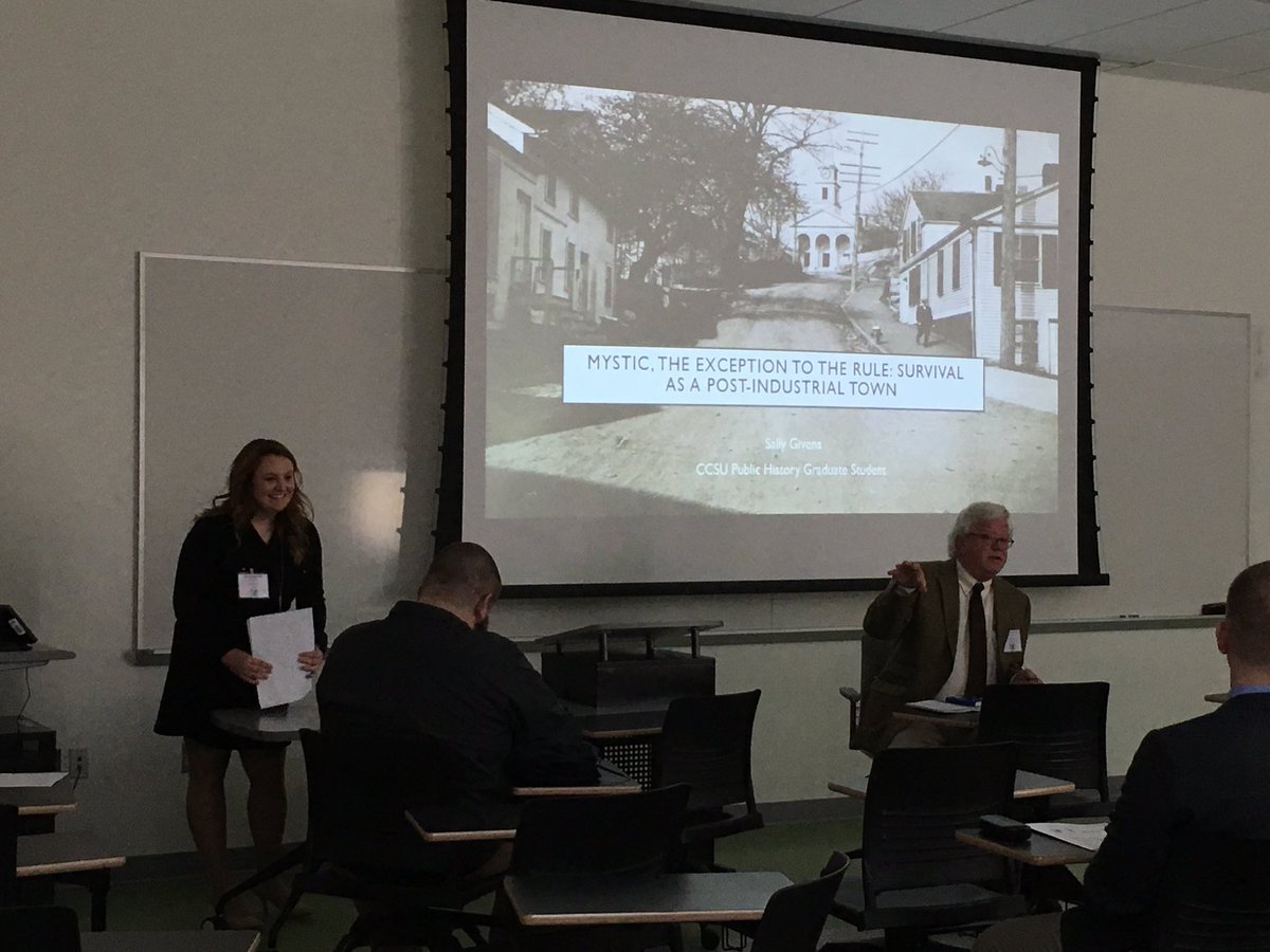 CCSU_History's tweet photo. Sally Givens is presenting in SSH 106 right now. #CSUConference https://t.co/bbIjQ2Ymo8