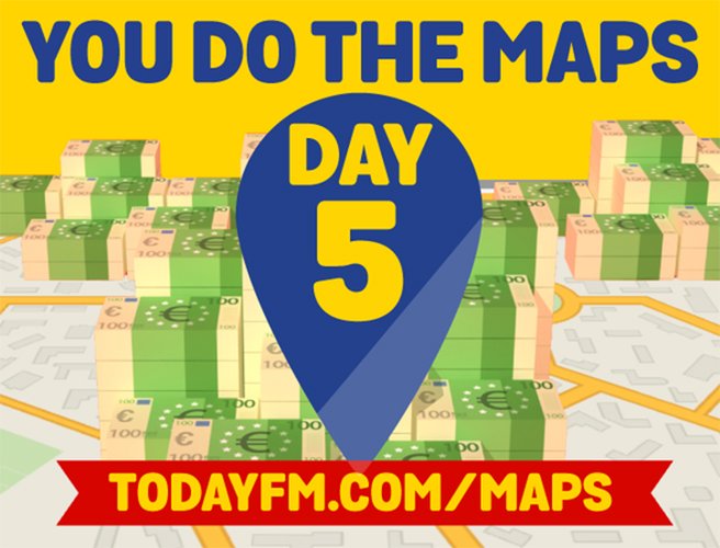TodayFM's tweet photo. Huge congrats to Lucy Friel from Donegal (living in Galway)
Our last โฌ10,000 for #YouDoTheMaps https://t.co/l98udPHY7B