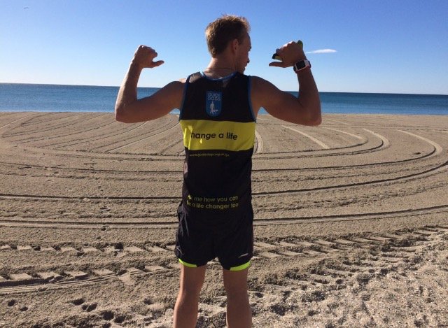 guidedogsevents's tweet photo. London marathon runner James has been putting the miles in at Costa Del Sol! #training #18miles #lifechanger https://t.co/Ia9VKTRCeg