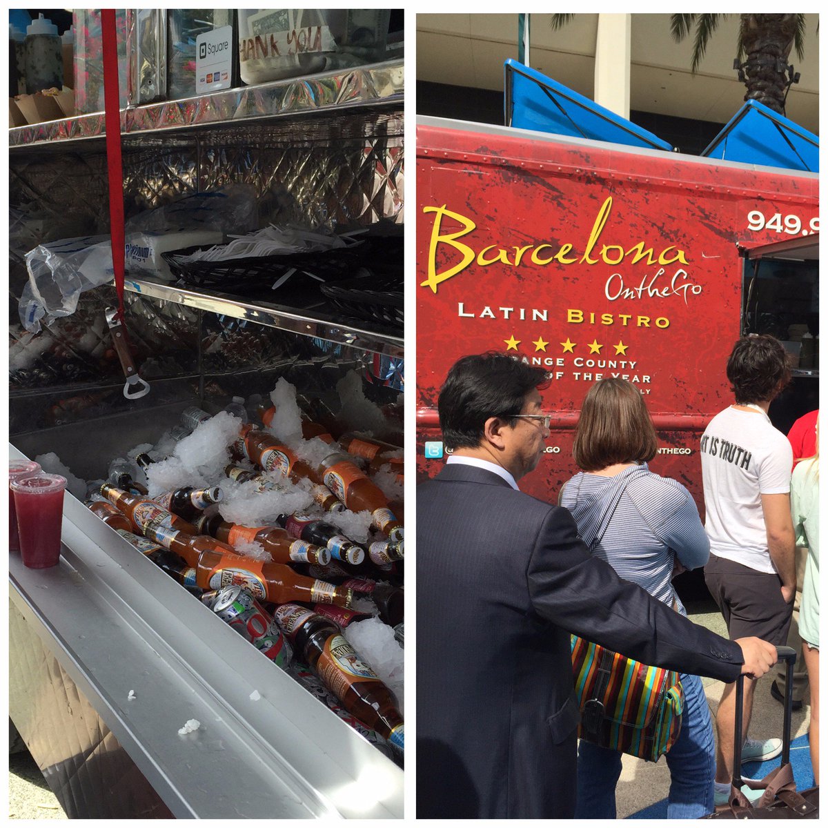 The <a href="/BrcelonaOntheGo/">Barcelona OntheGo</a> food truck is featuring #Virgils and #Reeds - give them a visit <a href="/NatProdExpo/">NaturalProductsExpo</a>!