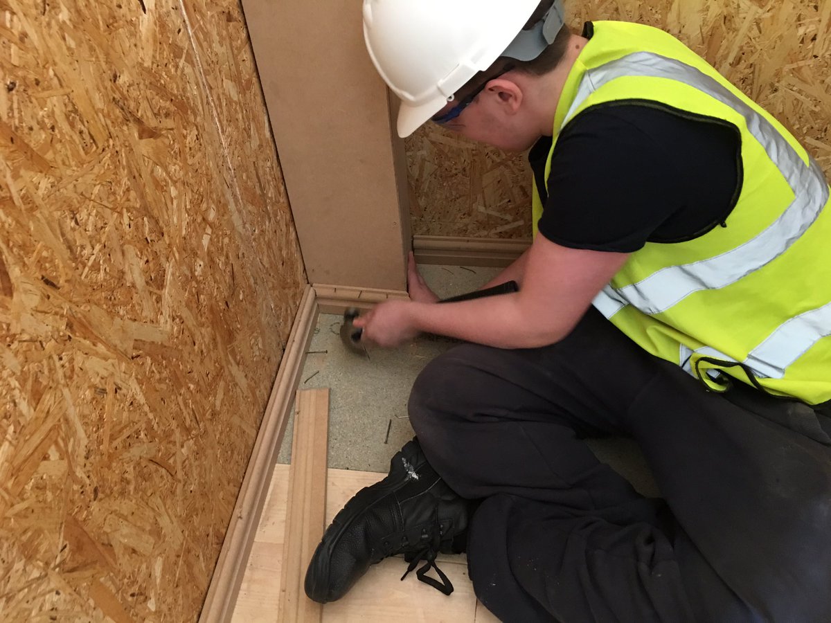TCConstruction0's tweet image. @CITB_UK big range of work today with our level 2 site carpenters #carpentry #2ndfix