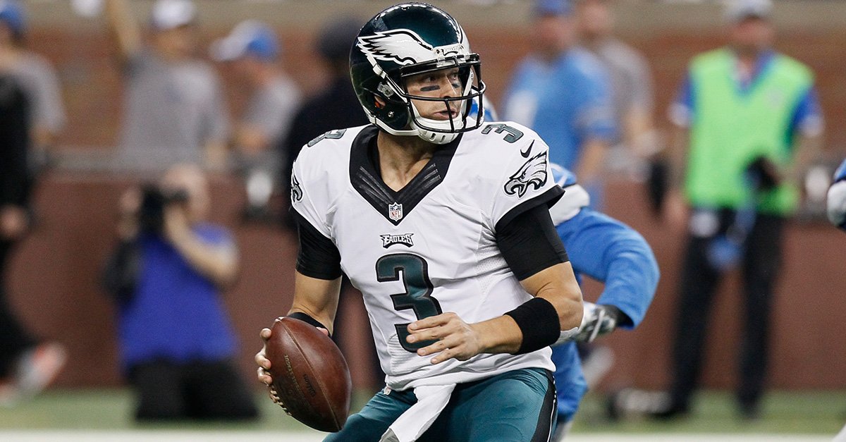 Eagles's tweet photo. #Eagles agree to terms on a trade sending QB Mark Sanchez to Denver for a 2017 conditional draft pick. https://t.co/pit1K4lbXQ