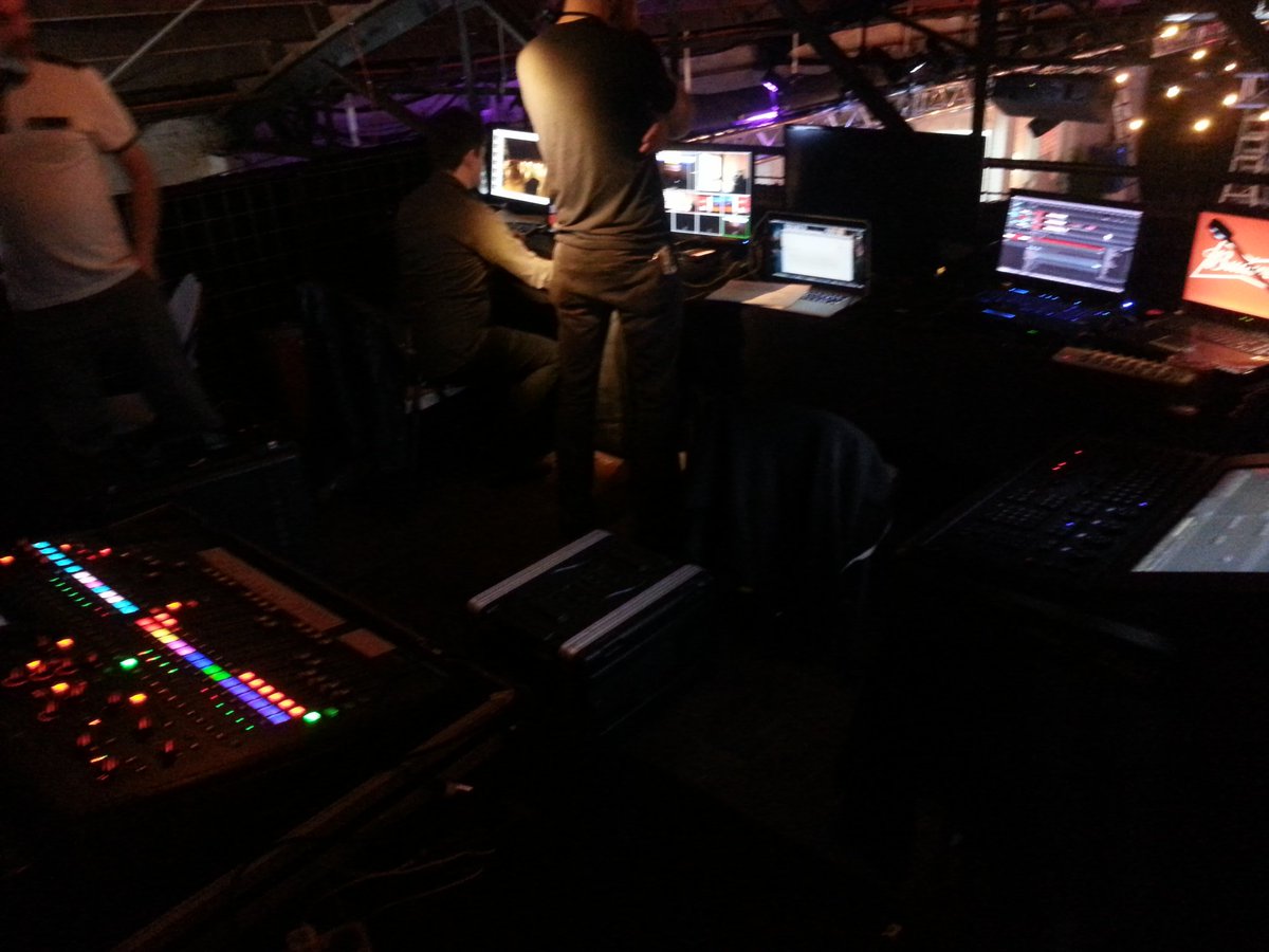 JABox85's tweet photo. The control room. #SXSW #ATXsound #ATXlighting @MIDASconsoles @highendsystems @shure https://t.co/UC2eQ42NoJ