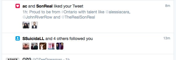 ozgMUSIC's tweet photo. When @TheRealSonReal likes your tweet even though you're an idiot that thinks he's from #Ontario 

#mybad #NiceGuy https://t.co/H4Ur1Q2iFf