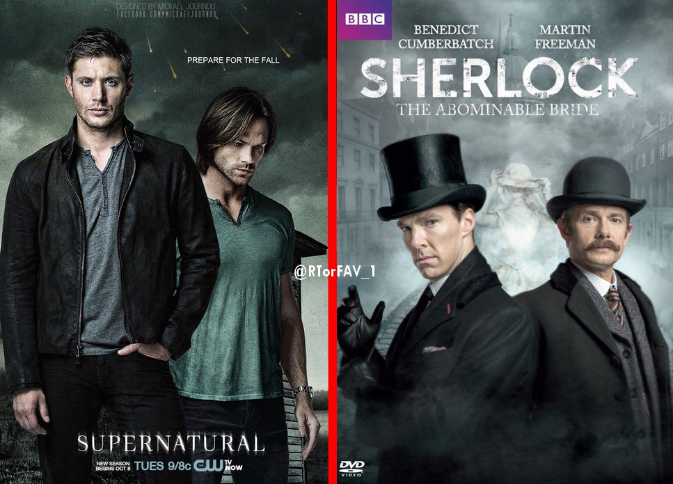 RTorFAV_1's tweet image. REQUESTED 
RT for Supernatural 
LIKE for Sherlock