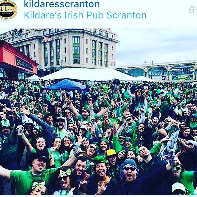 DaveMagrogan's tweet photo. It's going to be a beautiful #paradeday #scranton #irish #nepa #kildares @KildaresScr see you tomorrow!! https://t.co/mpP0vjDO2x
