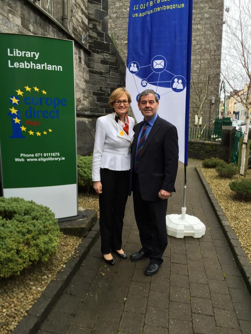 ComiskeyMichael's tweet photo. Mairead Mc Guinness MEP opening European Direct office in Sligo @MaireadMcGMEP @FineGael @ ComiskeyMichael https://t.co/foB0seyBMG