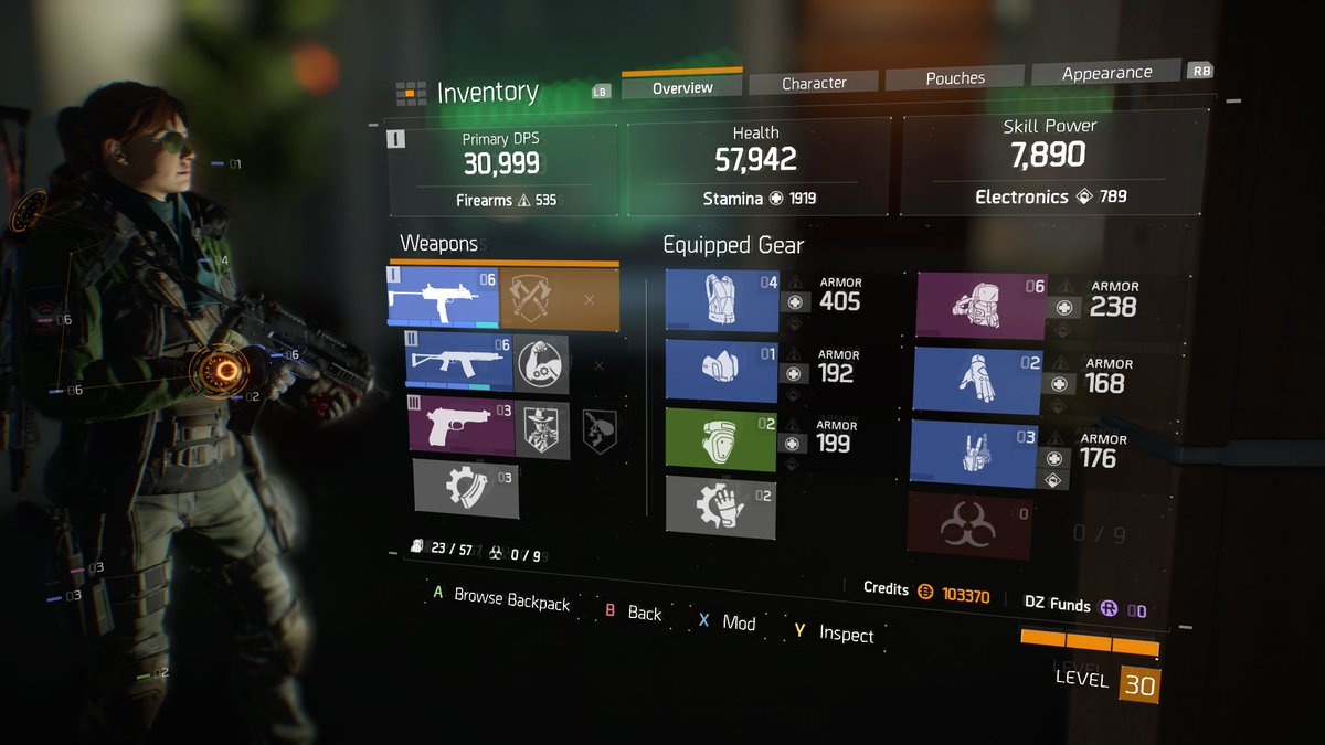 Spuddy8uddy's tweet image. Finally did it. My character at rank 30. #TheDivision #levelcap