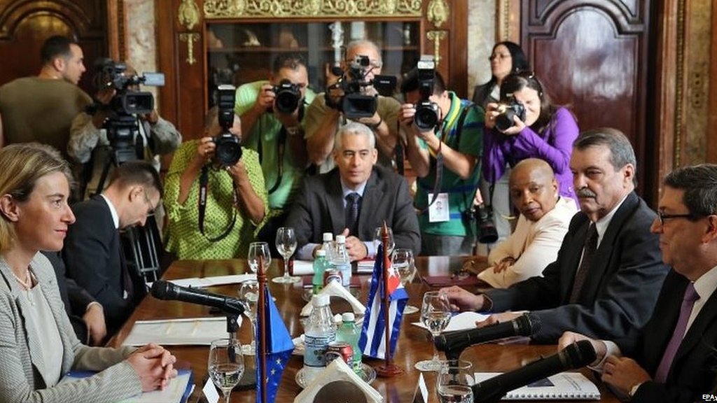 BBCWorld's tweet photo. Cuba and the EU agree diplomatic ties after two years of talks

https://t.co/gsyk881jpr https://t.co/2wPzHar2Z8