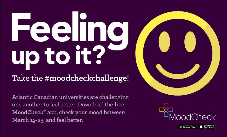 StThomasU's tweet photo. STU Participating in #MoodCheckChallenge Competition w/ Universities Across Atlantic Canada: https://t.co/IpQJROG27f https://t.co/6bPimnGkIH