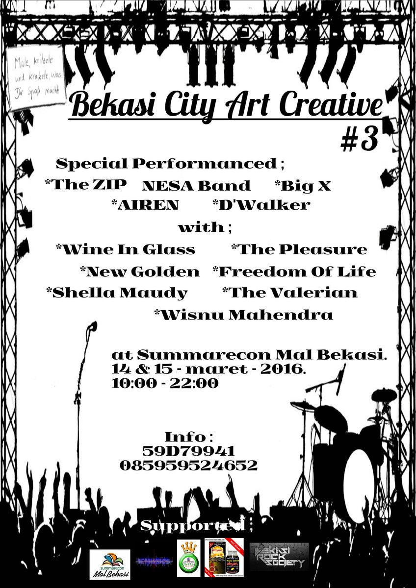 #BCAC3 at Summarecon Mal Bekasi. 14 &amp; 15 - maret - 2016. lets join, info : 59D79941 /085959524652