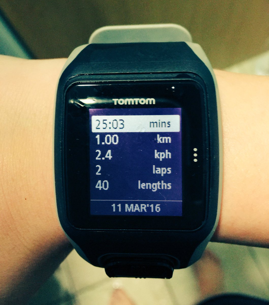 tomtom watch swimming
