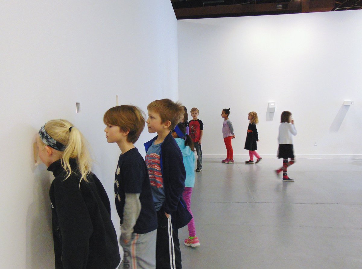 bdavidgallery's tweet photo. Students from @SMSOC1 came to see the current exhibitions in @GrandCenter #SMSOC #artreach #StMichaelSchoolOfClayton https://t.co/wgQLtvaOwK