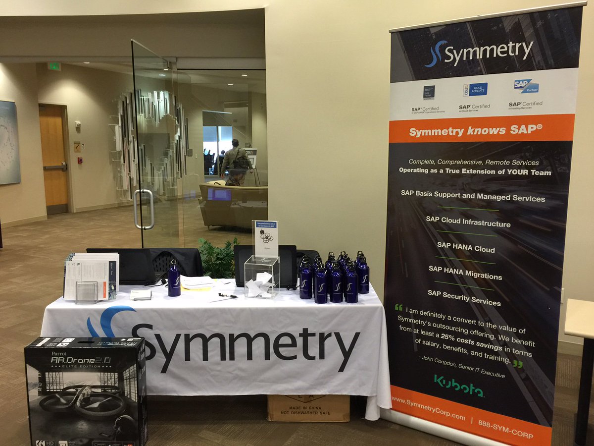 Thank you to our Wonderful #ASUG_WI Sponsors <a href="/KnackSystems/">Knack Systems</a> <a href="/pandatagroup/">Pandata Group</a> @Symmetry_Corp Great Day in #MKE <a href="/ASUG365/">ASUG</a>