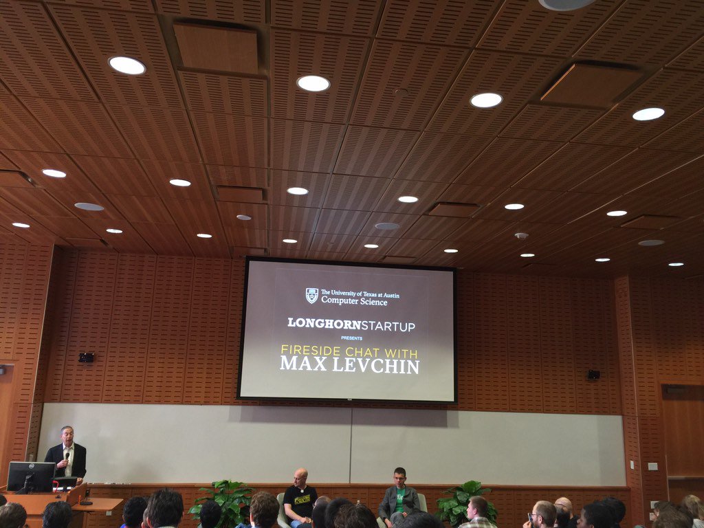 mrslfmde's tweet photo. Excited to see & hopefully meet @affirm @PayPal founder @mlevchin @UTAustin #entrepeneurship #learning4ever https://t.co/bRJF9PVvxd