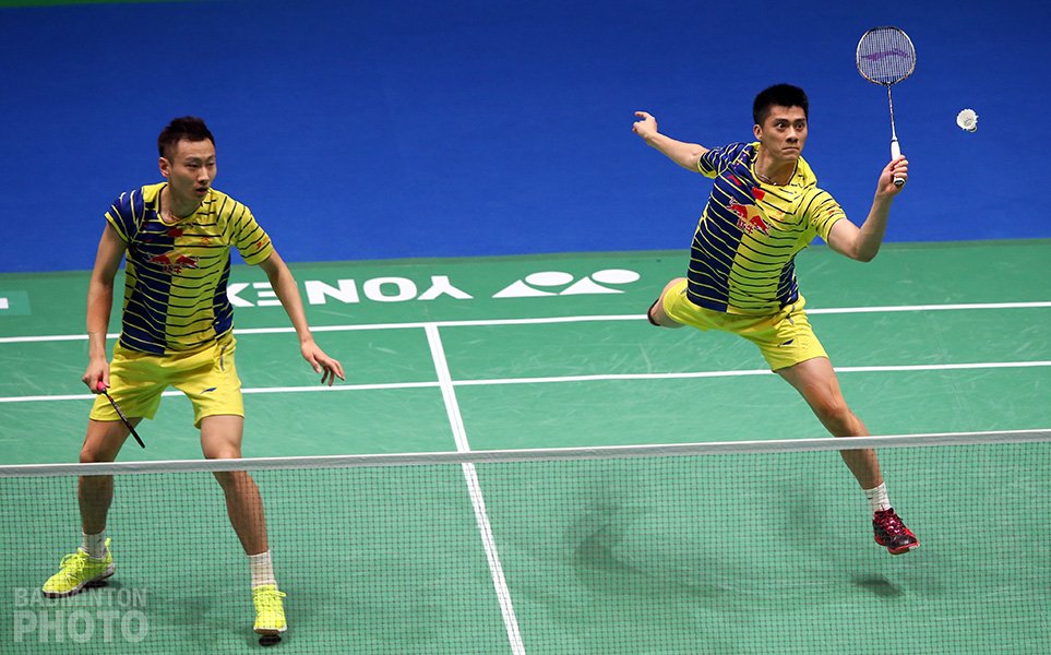 China's @fuhaifeng2 and Zhang Nan scooped their spot in the semi final of the @YonexAllEngland #Badmintonphoto