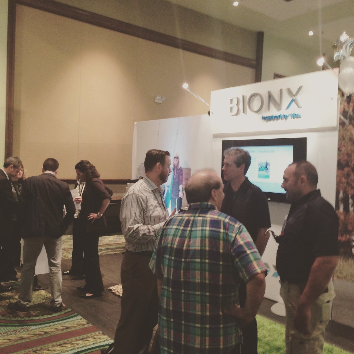 BionxMed's tweet photo. Great day at #AAOP2016. Stop by booth 821 to learn more about the BiOM Ankle! #personalbionics @AcademyofOandP https://t.co/RXvKD3RB33