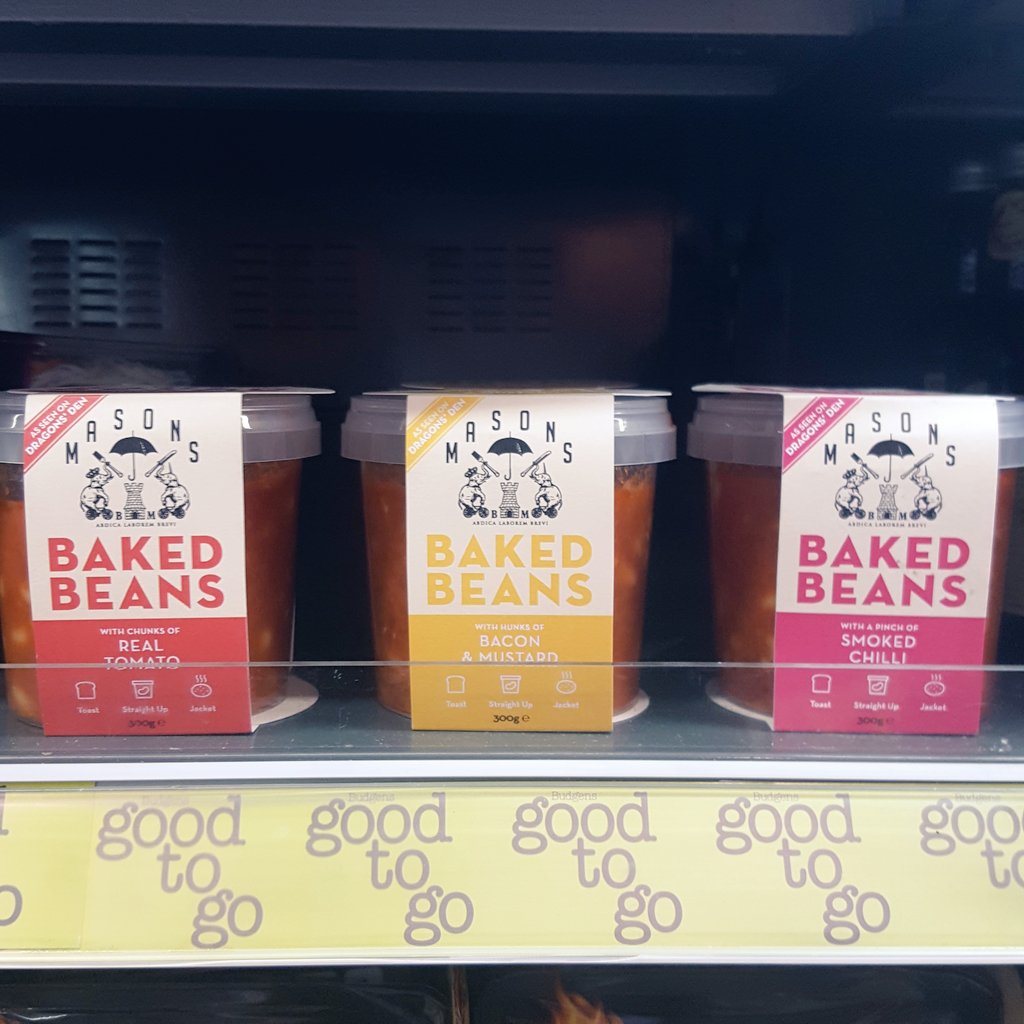 EdH_B's tweet photo. Hooray! @MasonsBeans beans have arrived in my local @DiscoverBudgens #swisscottage #nowallgone :-) https://t.co/uWmrWZHkQc
