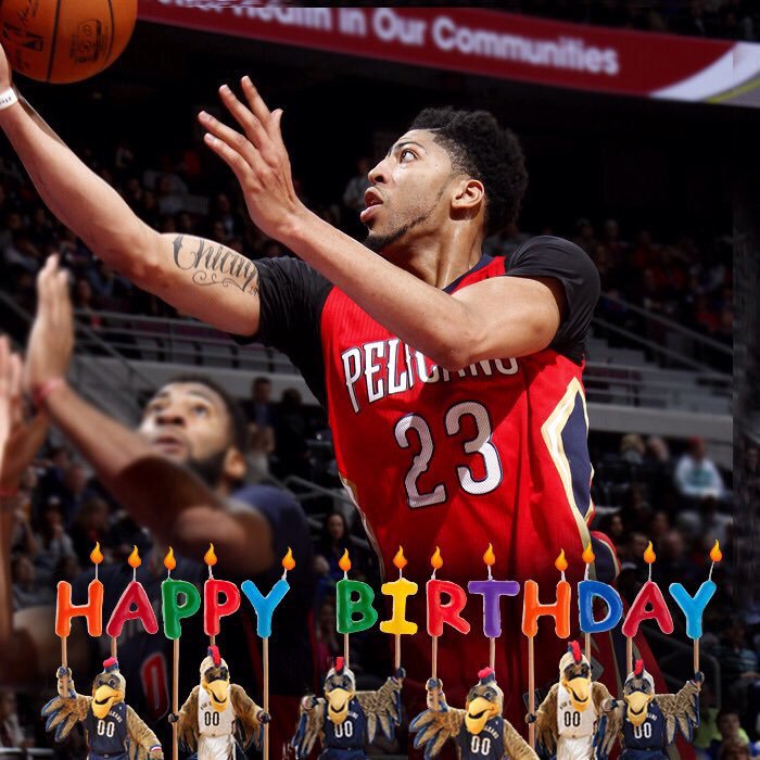 drewistripping's tweet image. @AntDavis23 Happy Birthday #bestpowerforward