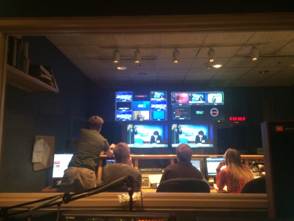 STN2Photography's tweet photo. The crew is getting ready for our newscast later today. Tune in at 5 to see it! #liveat5 https://t.co/NUmB5Yu5tL