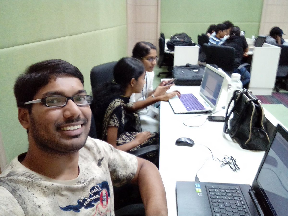 BeingMaruthi's tweet photo. #InfyHackathon #infy #trinfy
Zita team working on test-a-thon. https://t.co/RbrfI9RLBq