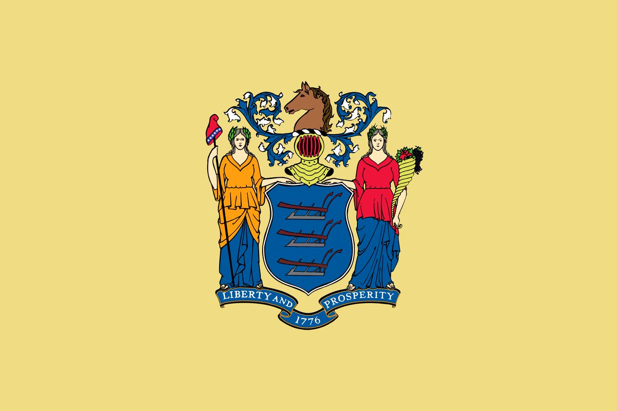 Metlar_House's tweet photo. #OTD 1896:  The New Jersey legislature made the design of the state flag official
#ThisDayinNJ https://t.co/rEDo6NayNL