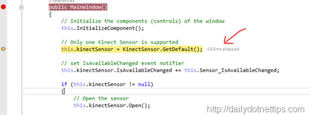 SoftFluent's tweet image. How to enable the #PerfTip while debugging in #VisualStudio incase you don’t see it? bit.ly/1P3vXgx
