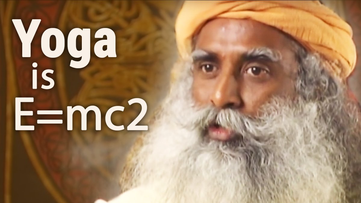 IshaUSA's tweet image. Yoga is E=mc2 WATCH: bit.ly/1YHxwrK
#Einstein #RelativityTheory #Union #Yoga #Sadhguru #humanPotential