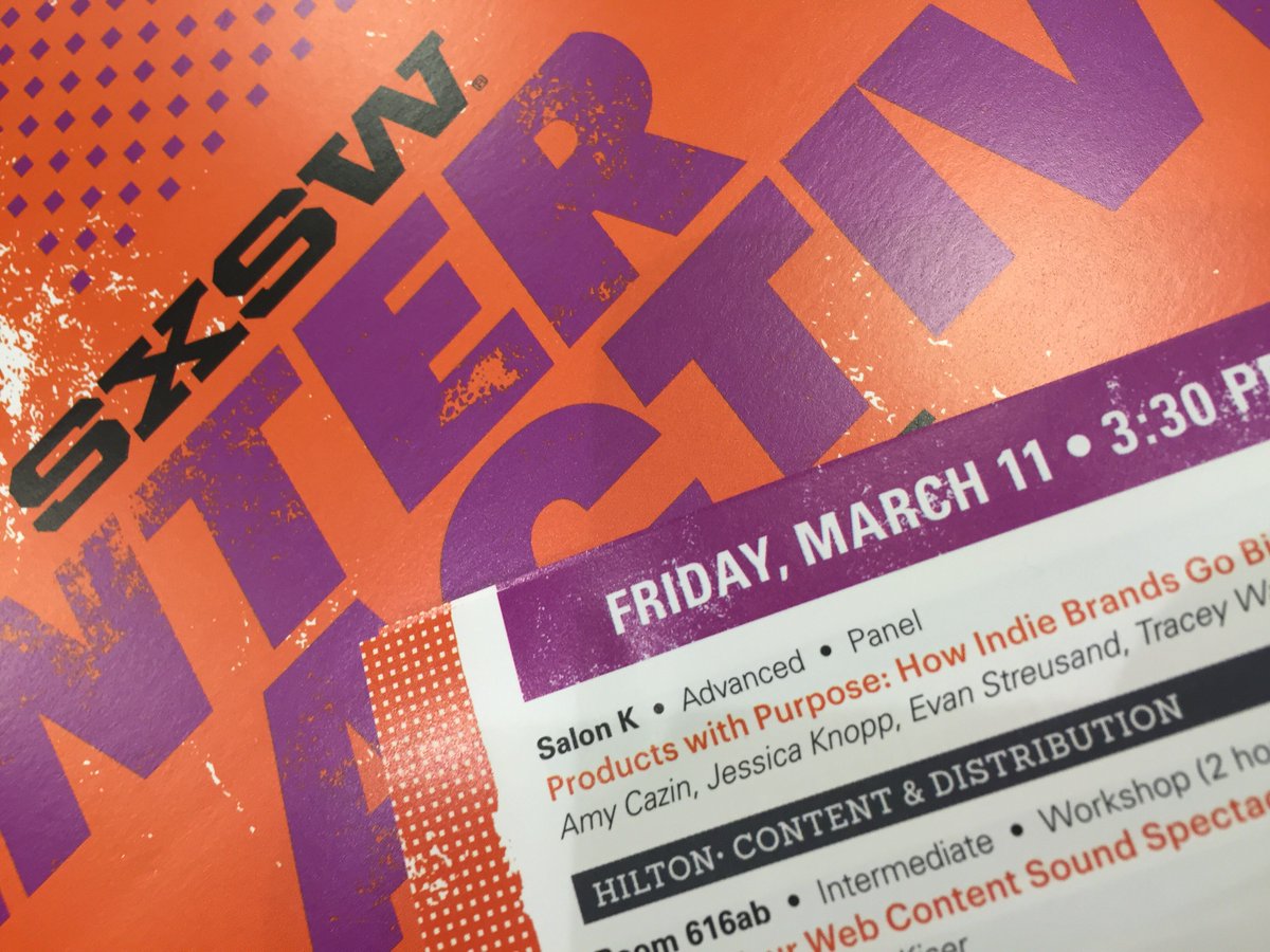 heyprettyfrank's tweet photo. Going live now! CEO Amy Cazin @SXSW - How Indie Brands Go Big. @BigCommerce #SXSW #SuccessIsArt #ppprevolution https://t.co/N2wnhxfCY9