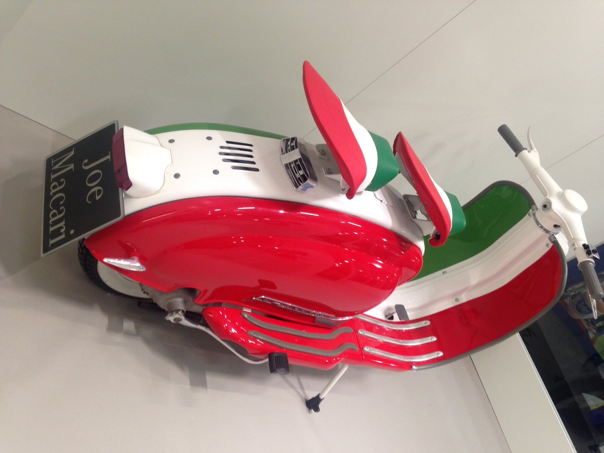 Thanks to David @iGuzziniUK for showing us the fantastic @JoeMacariPC #lambretta this week