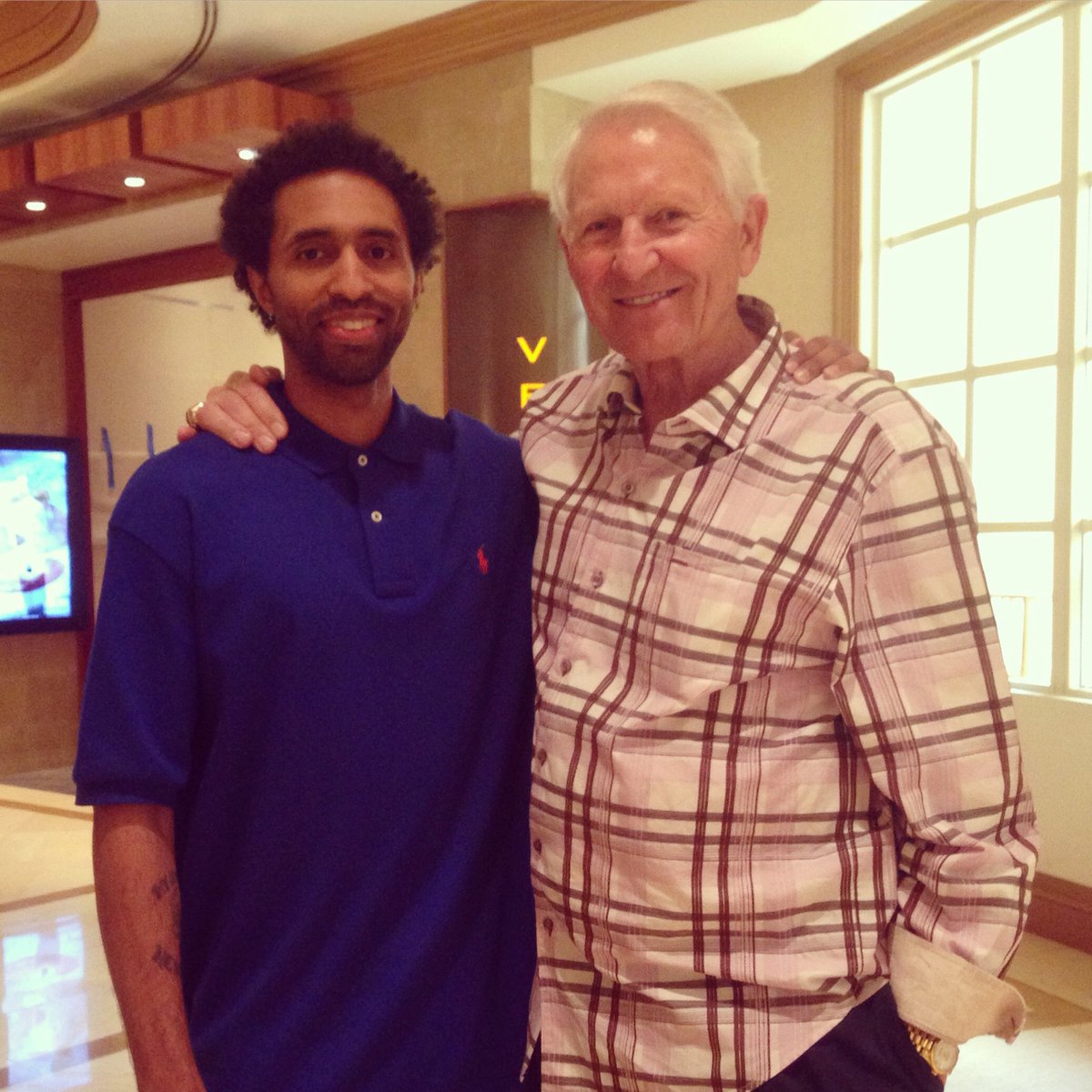Greatest Coach! #LuteOlson #SalimStoudamire #Arizona #BearDown #UofA