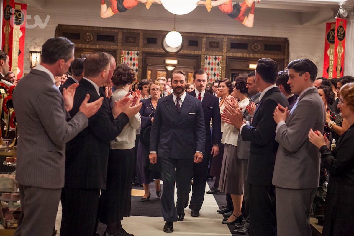 ITV's tweet photo. Farewell Harry and thank you #MrSelfridge... the doors have closed for the last time. https://t.co/6QmDpMhyIK