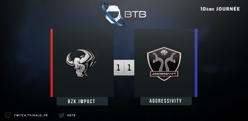 #BTB Match sous tension entre @BzKeSport et #aggressivitY, on part sur la 3ème carte :
twitch.tv/halo_fr