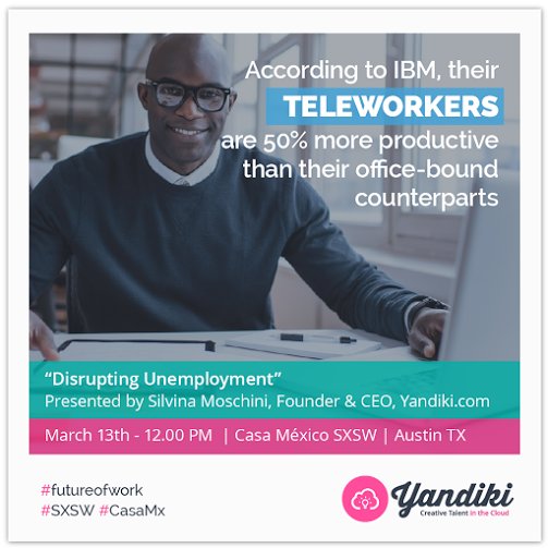 YandikiCloud's tweet photo. Tomorrow 12pm in #CasaMX @Miss_internet and her views on Millennials and the future of work in #latam https://t.co/2JnUcDTjq7