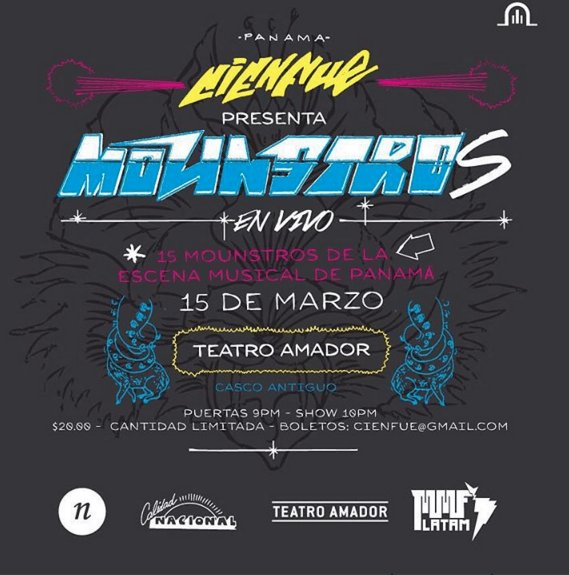 Cienfue  presenta “Fuimonos pa´ alla”, nuevo sencillo promocional de “Mounstro” belikepanama.com/2016/03/cienfu…
