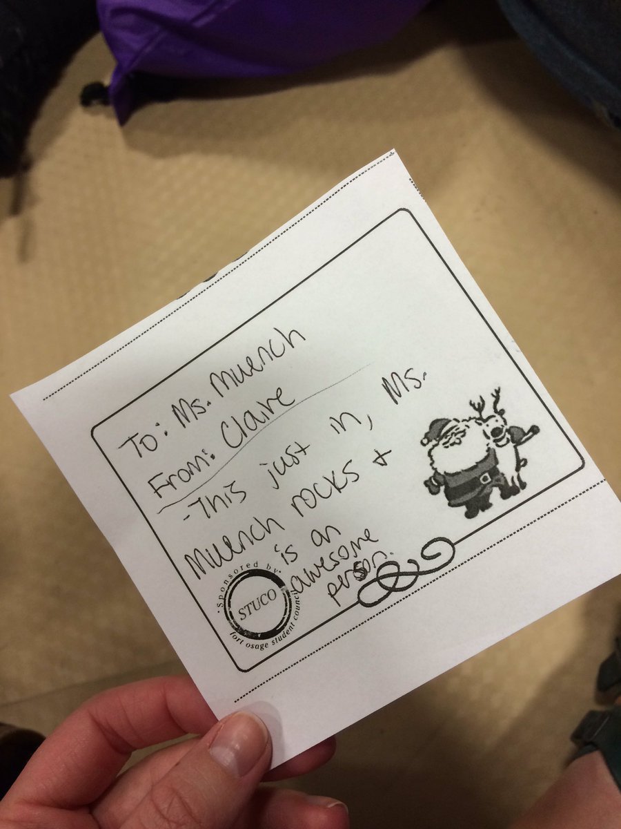 hermannstuco's tweet photo. Badeepdeep badeepdeep! This, just in @clairekotthoff wrote @LeslieMuench a note. #MASCstate2016 https://t.co/UI8aKPLZwU