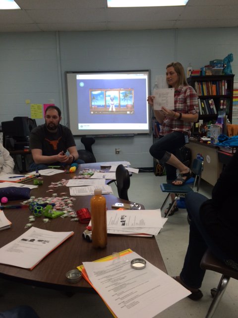 SimpsonElem's tweet photo. March Teacher Showcase...Good, Better, Best,....SES!  PDSA, LDC, Stemscopes, Behavior Strategies.  Lil bit of all! https://t.co/J9SK6psJrY