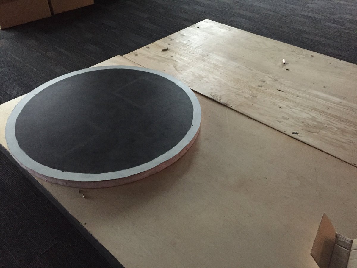 LifeatIMSHealth's tweet photo. The calm before the storm. Hosting our first office #sumobot competition in a couple hours. https://t.co/IGf8RxJu3E