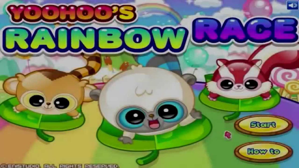 YooHooFriends's tweet photo. Hey hey, it's #FunZoneFriday! Take a little break and play YooHoo's Rainbow Race Game! https://t.co/inEmFDx6pO https://t.co/MzSUf4VPPY