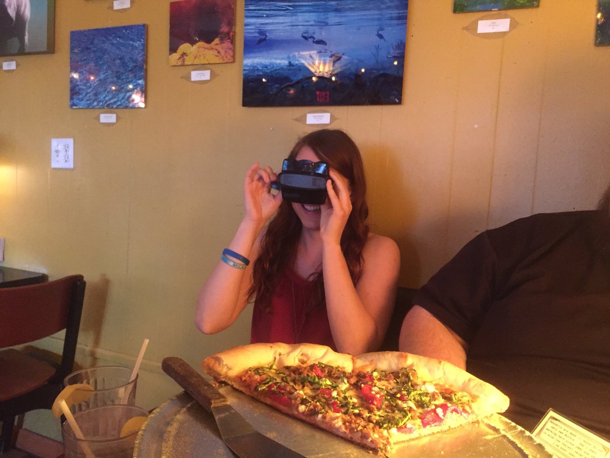 profcbarclay's tweet photo. On @phincomm trip, @Susie487 checks out dessert menu @satchelspizza #bestpizzaever #saladmightbebetter https://t.co/SNO7ZhjhcF