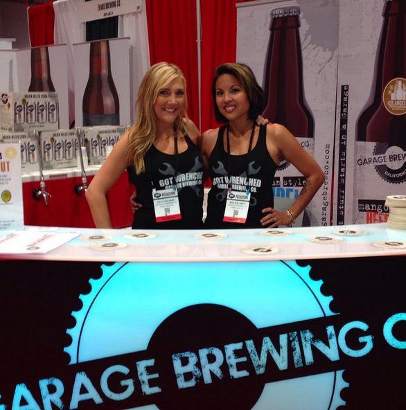 garagebrewco's tweet photo. Garage Girls Kelli and Marjeri had a blast serving our brews in #vegas this week! #ncbshow2016 #pizzaexpo2016 https://t.co/7E7KD8nKbk